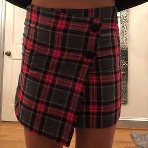 H&M plaid skirt